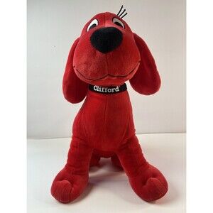 Clifford the Big Red Dog Kohls Cares Plush Stuffed Animal 13" Clean